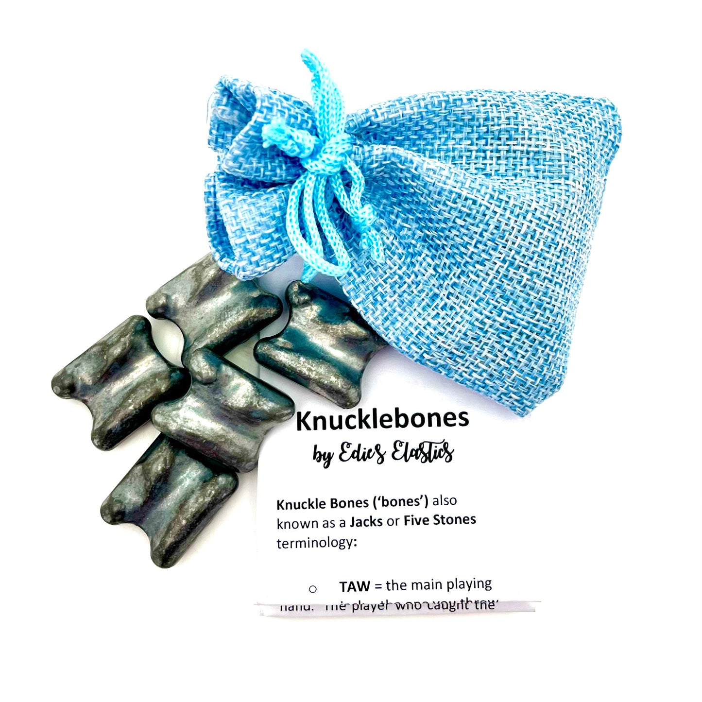 Knucklebones - blue